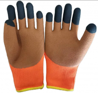 Soft Rubber Latex Coated Wrinkle Glove