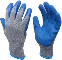 Seamless Knit White Cotton/Polyester Glove