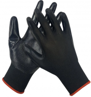 Wholesale 13-Gauge Black Nitrile Coated