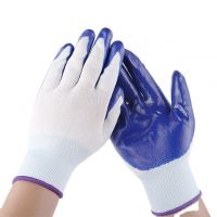 Safety Work Gloves Nitrile Coated Seamless