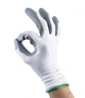 Hot Selling White 13G Knitted Nitrile