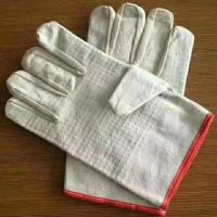 White Cloth Fully Lined with 24-thread Protective Canvas Gloves for Various Kinds of Labor