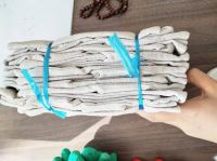 White Cloth Fully Lined with 24-thread Protective Canvas Gloves for Various Kinds of Labor
