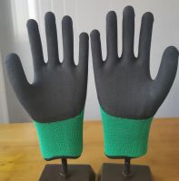 Foaming Latex Coated Gloves Nylon 13