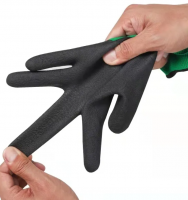  Cheap Nylon Nitrile Gloves Green Palm