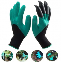 Garden Gloves with Plastic Claws for Digging Planting Gardening Work Household Greenhouse Tools From China