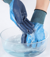 Waterproof Thick Nitrile Coated Gloves 12
