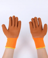 Cheaper Rubber Dipped Terry Gloves Winter