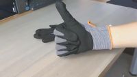 15 Gauge Knitted Gray Nylon Spandex
