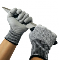 Cut Resistant PU Coated  Construction Gloves