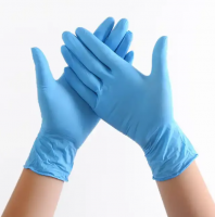 Disposable Blue Nitrile Gloves Food Safe