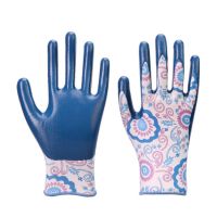 Light Weight Factory Gloves Floral Color