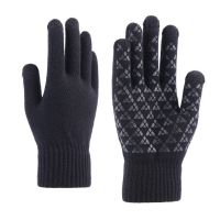 Wholesale Winter Touch Screen Acrylic Gloves Mittens Knitted Warm Gloves