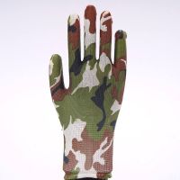 Green Flower Knitted PU Coated Soft