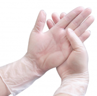 Clear Disposable PVC Vinyl Gloves Powder