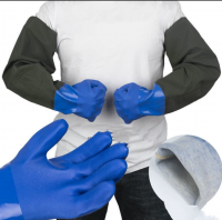 Labor Gloves Lengthened Rubber Aquatic Labor