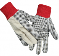 White Knitted Wrist Supertouch Cotton Black