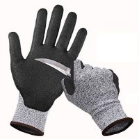 Spot-on CE Certified Level 5 Cut-resistant Gloves with Nitrile Sanding Coating Anti-slip Wear-resistant and Cut-resistant Gloves