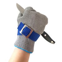 Factory Price Level 9 Cut Resistant Glove Stainless Steel Mesh Metal Wire Glove Durable Rustproof Reliable Cutting Glove From China