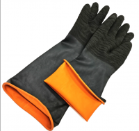 Long Black Industry Gloves Industrial Latex