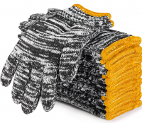 Cotton Polyester String Knit Mixed Color