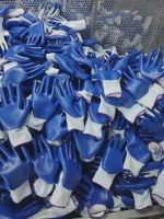 Professional Manufacture Coated Nitrile Gloves Huge