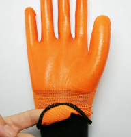 Breathable Rubber Dipped Orange PVC Full