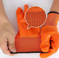 Wholesale Waterproof PVC Coating Gloves Construction