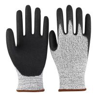 Nitrile Smooth Coating Gloves With High