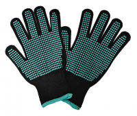 Pvc Dotted Cover Plam Anti Smash Cut Resistant Safety Kitchen Gloves For Automotive