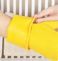 Thickened Oxford latex gloves - durable for work protection, suitable for laundry and dishwashing, suitable for household use and kitchen cleaning, water-resistant