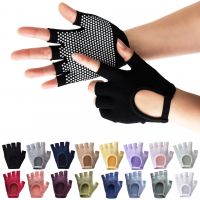 Riding road bike gloves for exercise and fitness, anti-slip half-finger training hand protection, anti-cornification barbell protection gloves