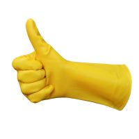 Household Nitrile Gloves - Industrial Anti-toxic Anti-corrosion Oil-resistant Acid and Alkali Resistant Cleaning Rubber Gloves