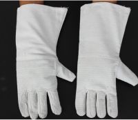 Factory wholesale 24-line double-layer thickened canvas gloves with wear-resistant, anti-vibration, and oil-resistant properties