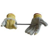 Industrial cut-resistant gloves, aramid coated gloves, puncture-resistant gloves, reinforced palm, wear-resistant safety gear