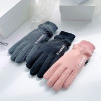 Three-color selectable fleece gloves - warm and insulating for snow removal,thick and anti-slip with shock absorption properties