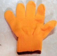 Wholesale Safety Nylon Gloves for Work Orange Wear-resistant High Elasticity Protective Gloves Daily Use in the Hardware Field