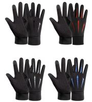 Windproof and waterproof fleece-lined warm motorcycle gloves for winter cold protection, riding equipment,touchscreen compatible