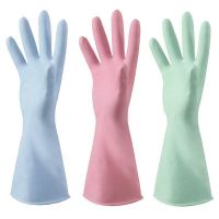 Street Stall Dishwashing Gloves Manufacturer - Wholesale Kitchen Cleaning PVC Thickened Household Gloves From China