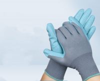 Lightweight And Flexible Rubberized Safety Gloves