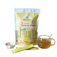 Lemon Ginger Tea high quality ginger tea powder instant lemon honeyed ginger tea granules organic herbal tea