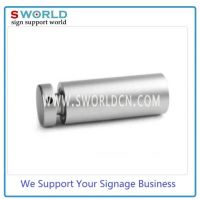 Brass Chromed Sign Standoff With Security