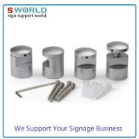 Brass Dome Cap Edge Grip Sign
