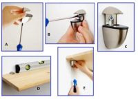 Display Hardware Components Movable Glass Panel