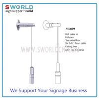 Wall/Floor Fittings With 3m Cable