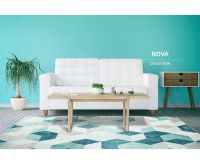 Beauty Multi Colors Velvet Print Geometric
