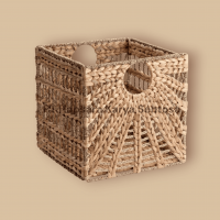 Water Hyacint Baskets Bins Eco-friendly Handwoven