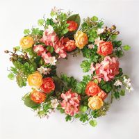 Wholesale Spring Artificial flower wreath