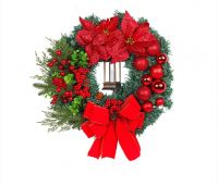 Wholesale Christmas Artificial flower wreath