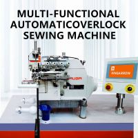 Multifunctional automatic overlock sewing machine